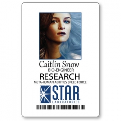 Caitlin Snow "The Flash" name badge Cosplay / Halloween costume Accessory